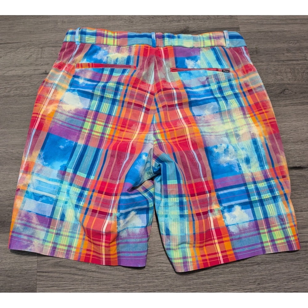 Polo Golf Ralph Lauren Men's New England Prep Multi Color Lined Swim Trunks 32x9 - Picture 8 of 8